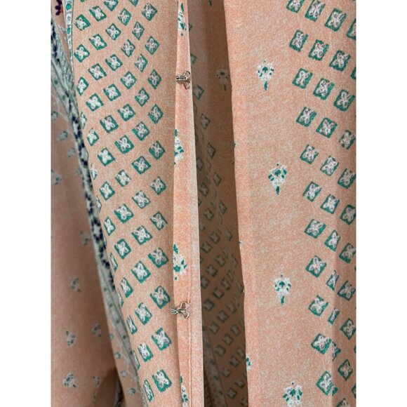 BCBGMaxazria "Caiti" Shadow Blush Printed Kimono Sleeve Romper Size S NWT 8033 - Picture 9 of 13